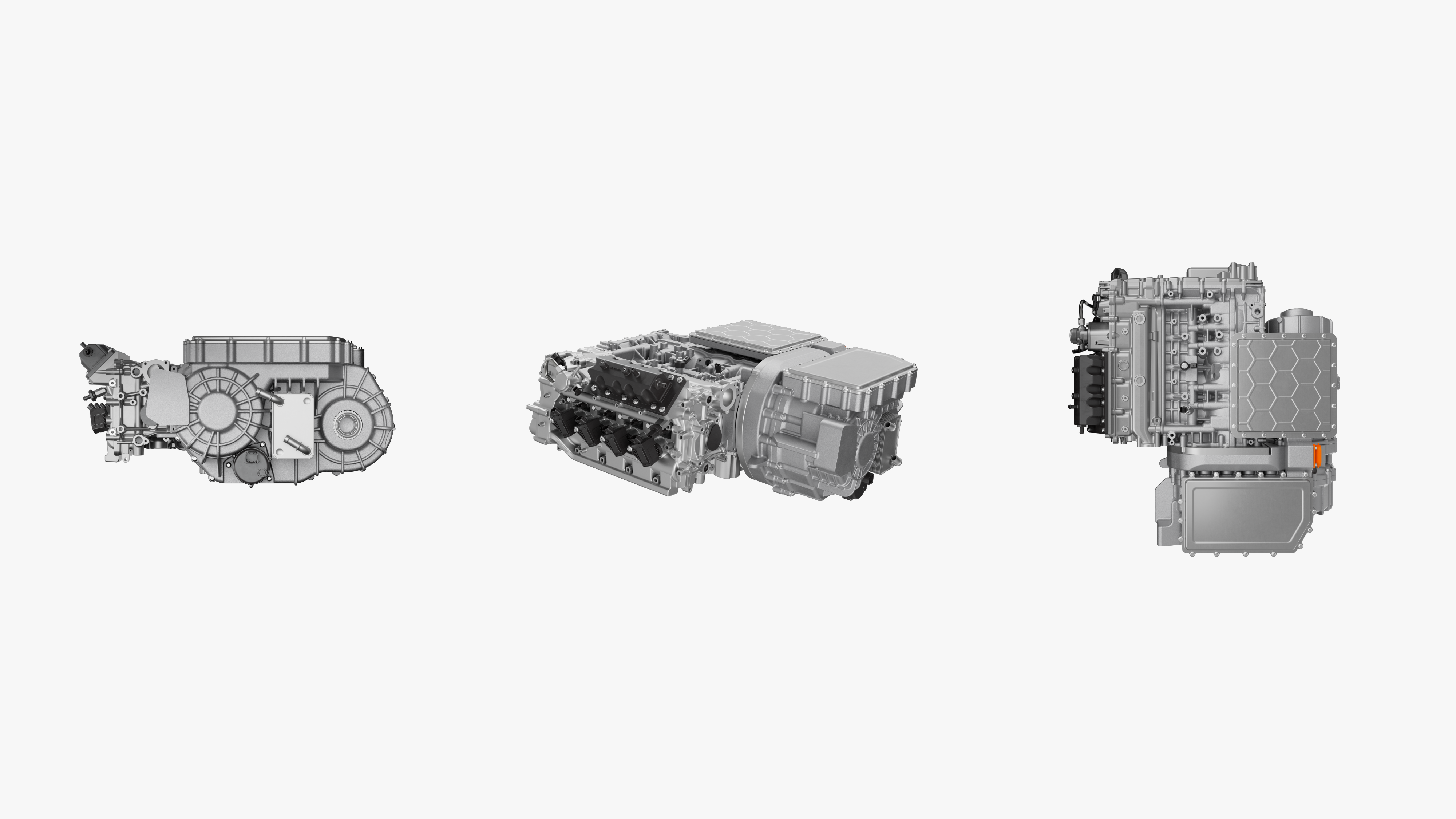 Three different angles of the X-RANGE C15 DIRECT DRIVE system