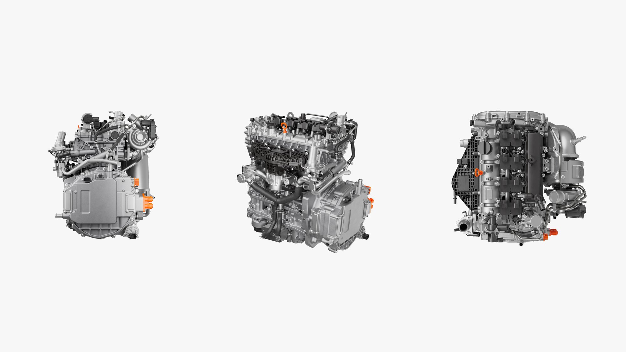 Three different angles of a DHE20TDM system