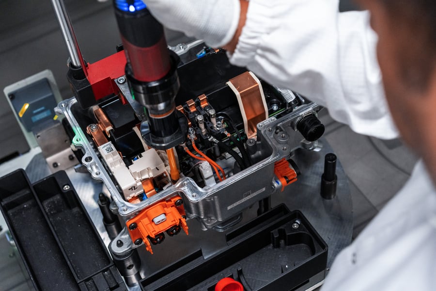 A power electronics box (PEB) for hybrid vehicles
