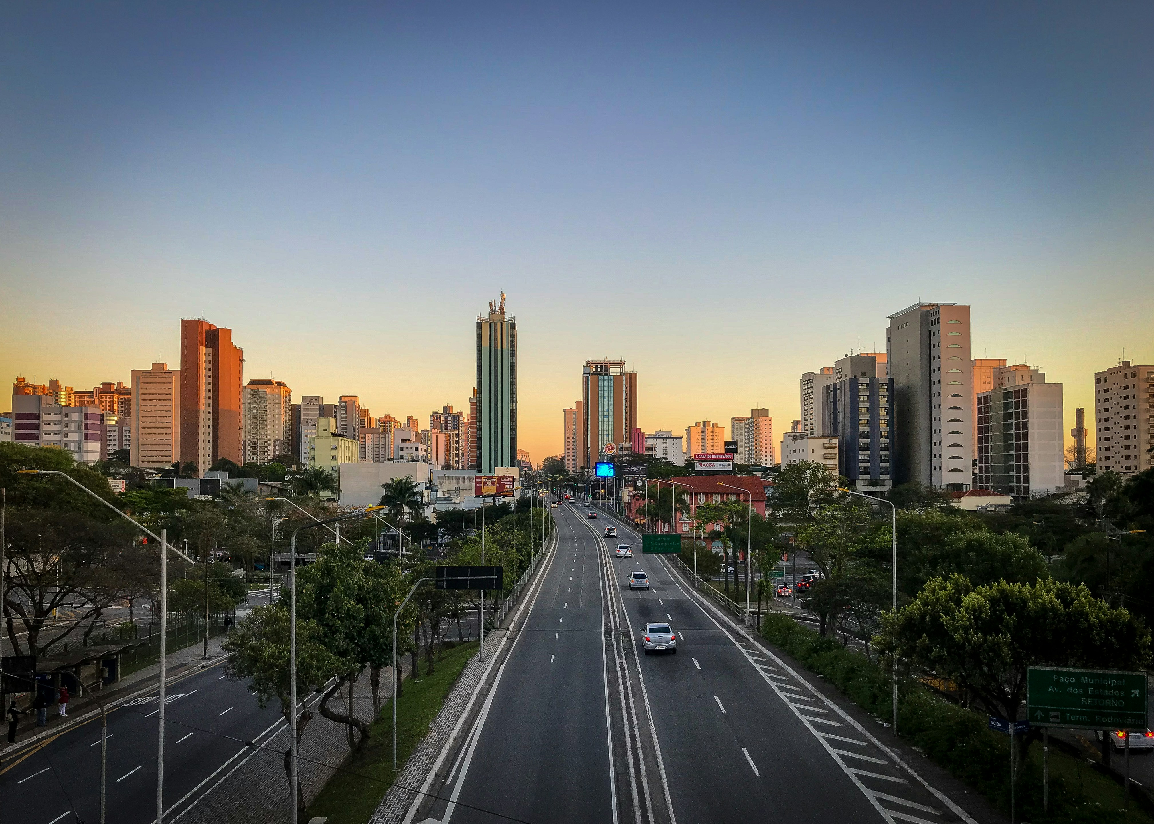 A Brazilian city skyline