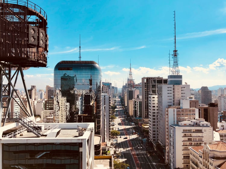 A view of the São Paulo skyline